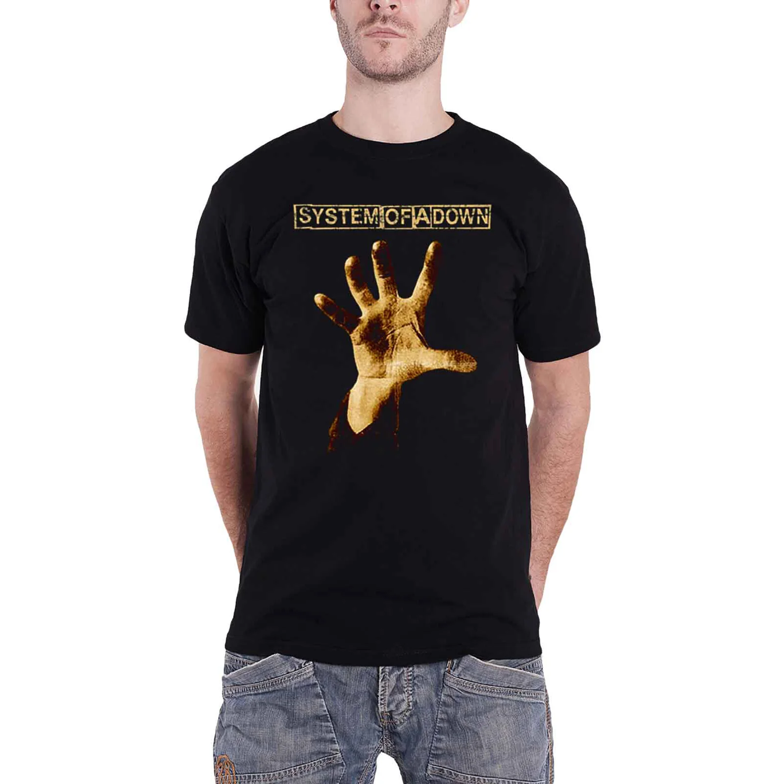 SYSTEM OF A DOWN - HAND - T-Shirt Black - Image 2