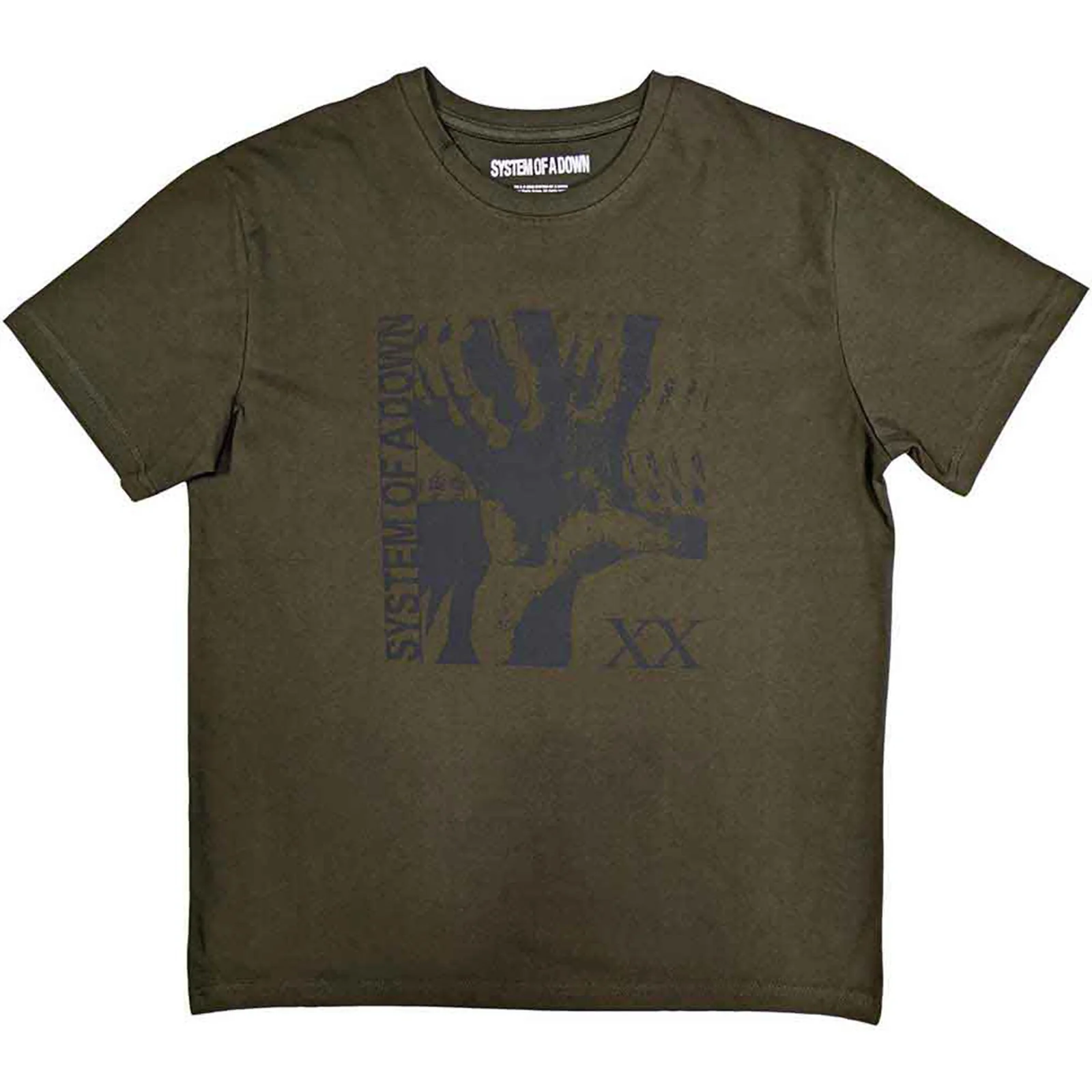 SYSTEM OF A DOWN - INTOXICATED - T-Shirt Green