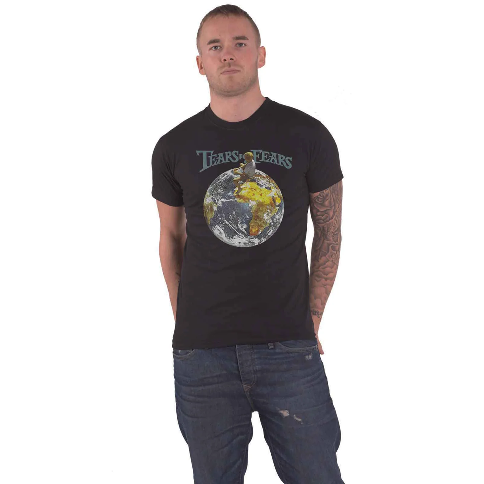 TEARS FOR FEARS - WORLD - T-Shirt Black - Image 2