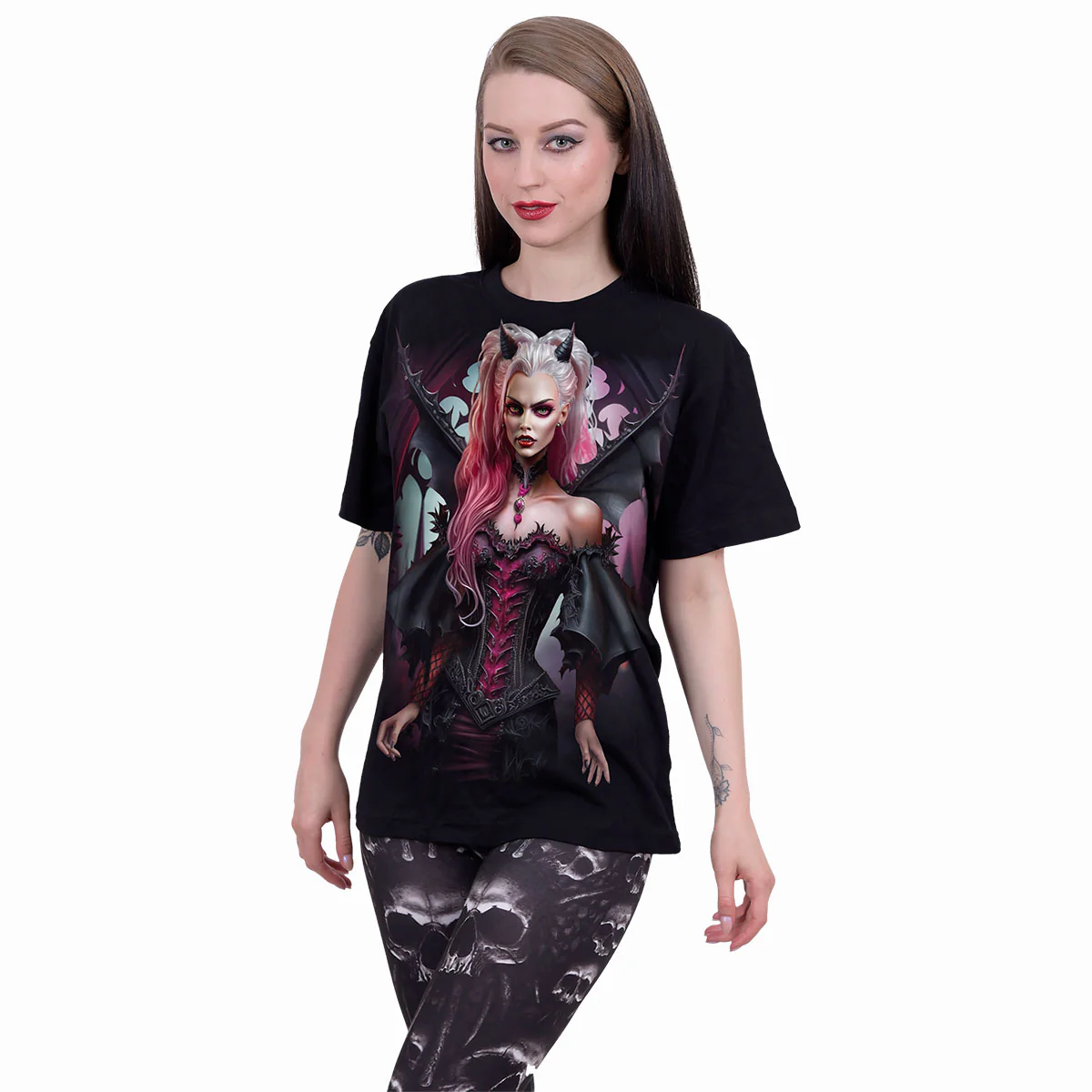 THE ANTIBARB - Front Print T-Shirt Black - Image 2
