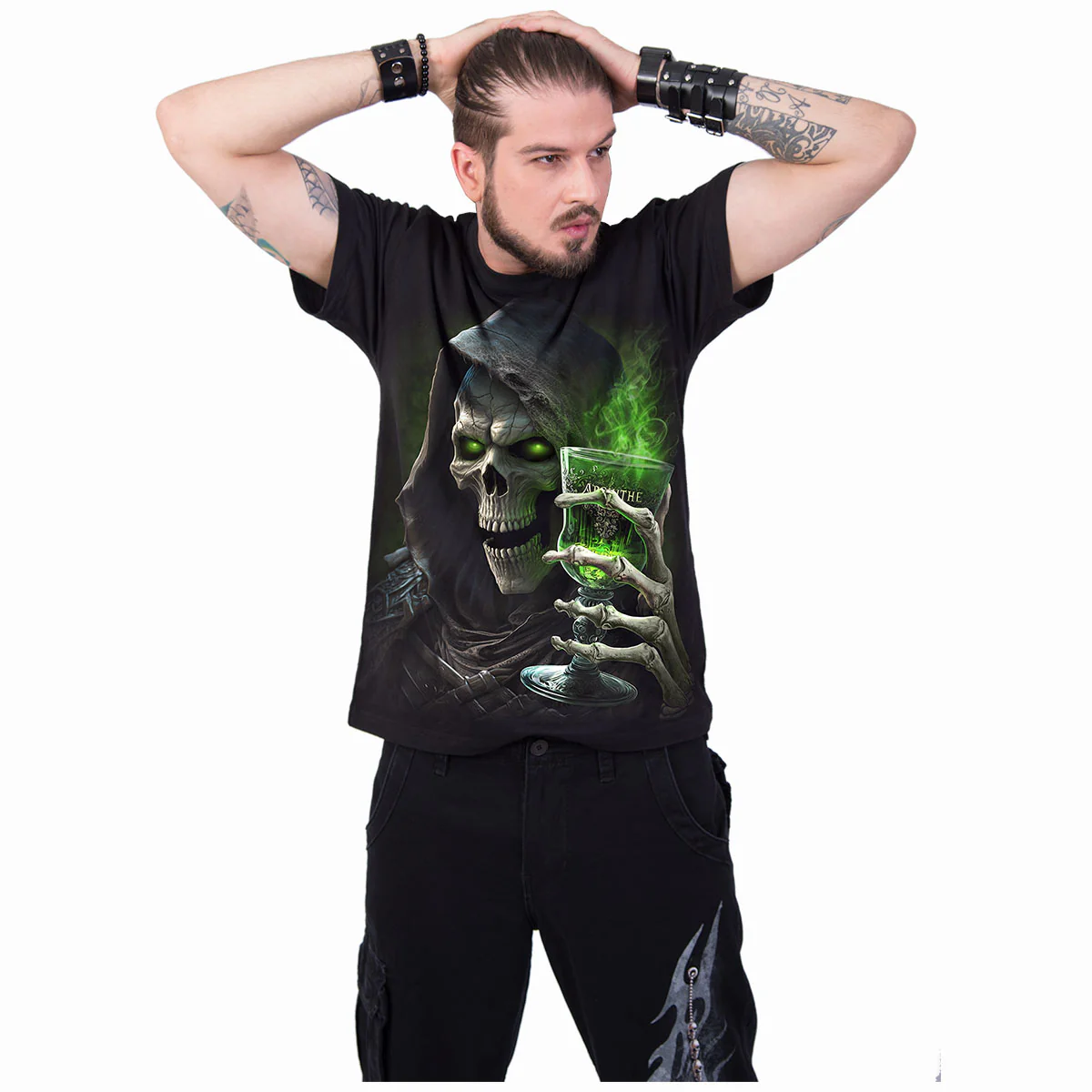 THE GREEN FAIRY - T-Shirt Black - Image 3