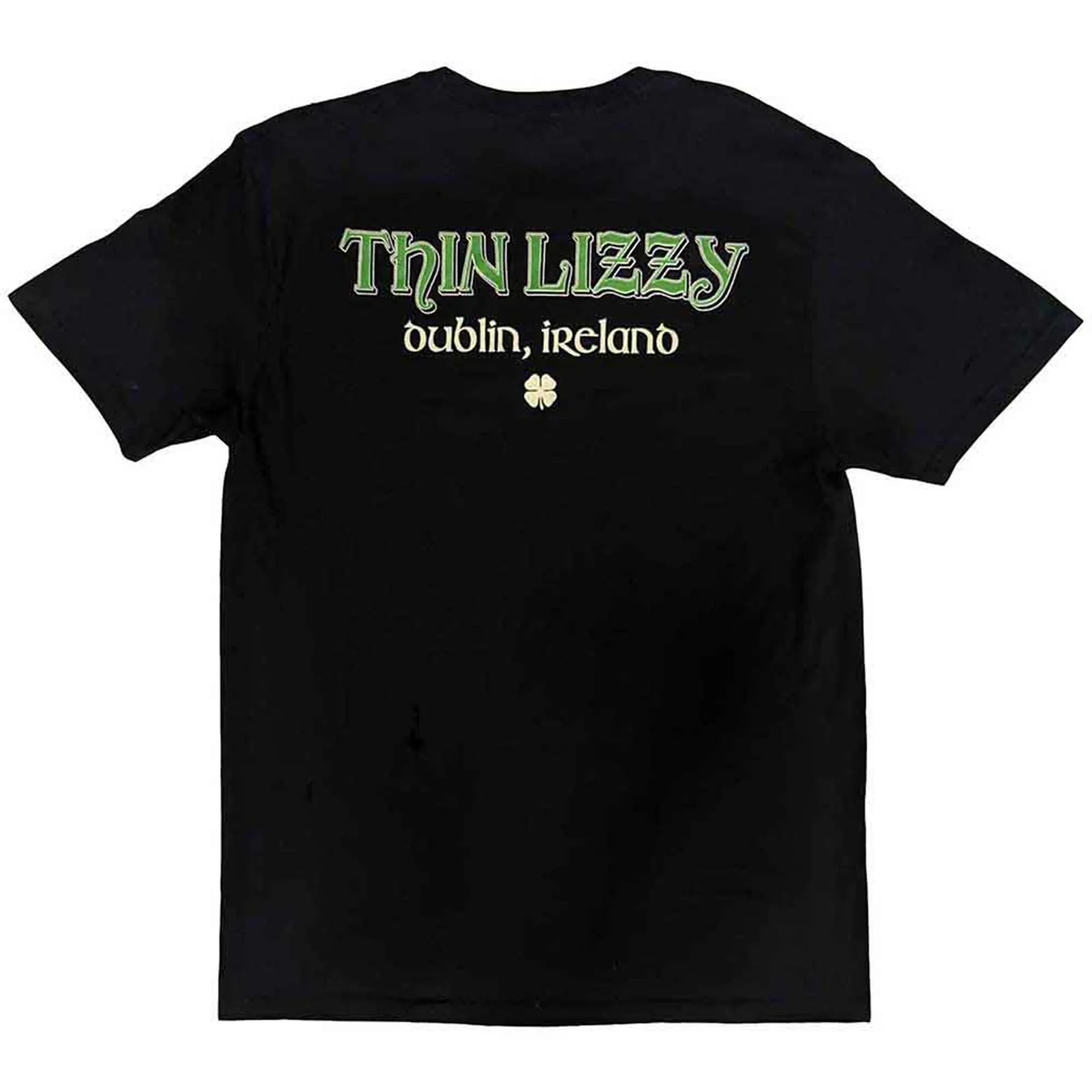 THIN LIZZY - CELTIC RING - T-Shirt Black (Back Print) - Image 2