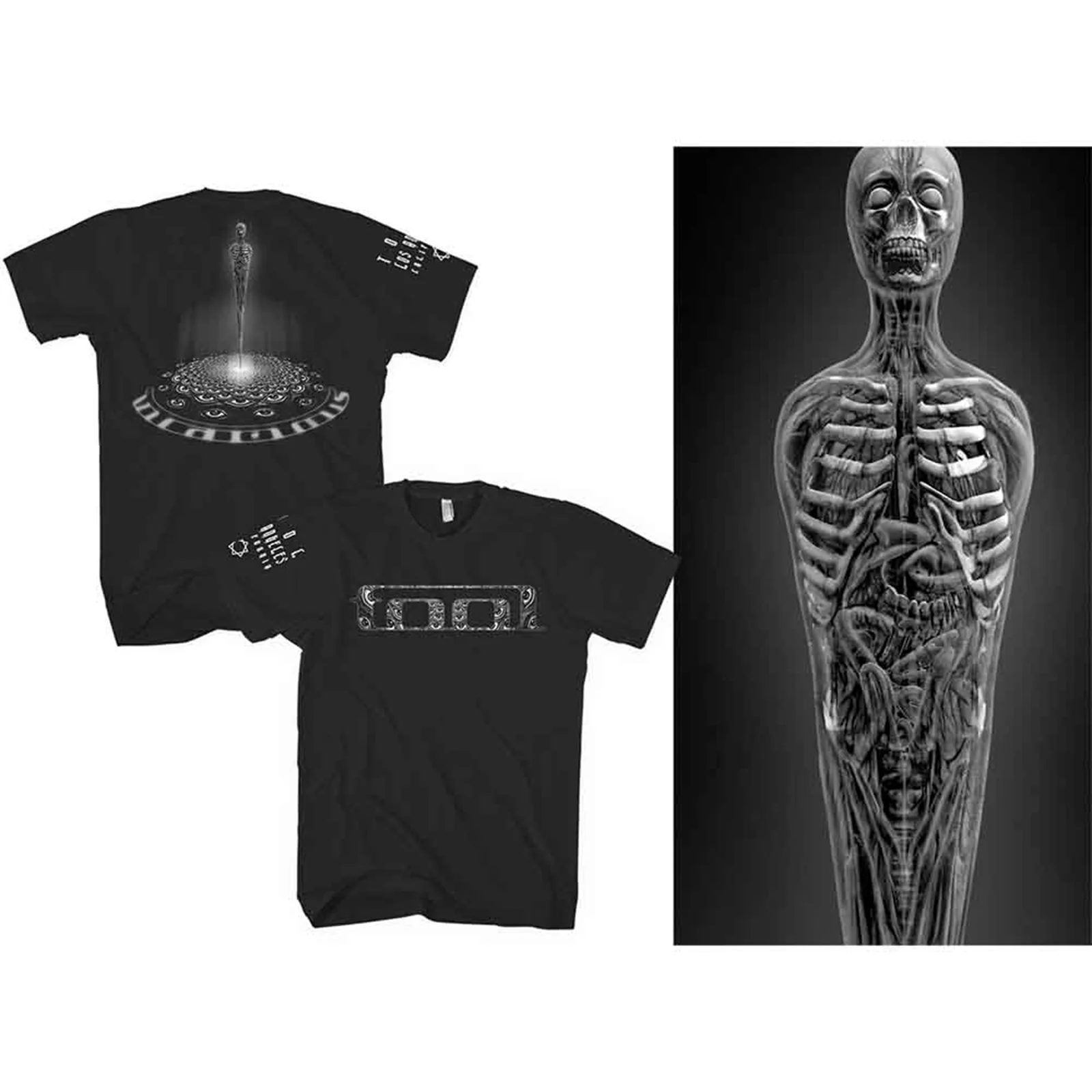 TOOL - BW SPECTRE - T-Shirt Black (Back & Sleeve Print) - Image 2