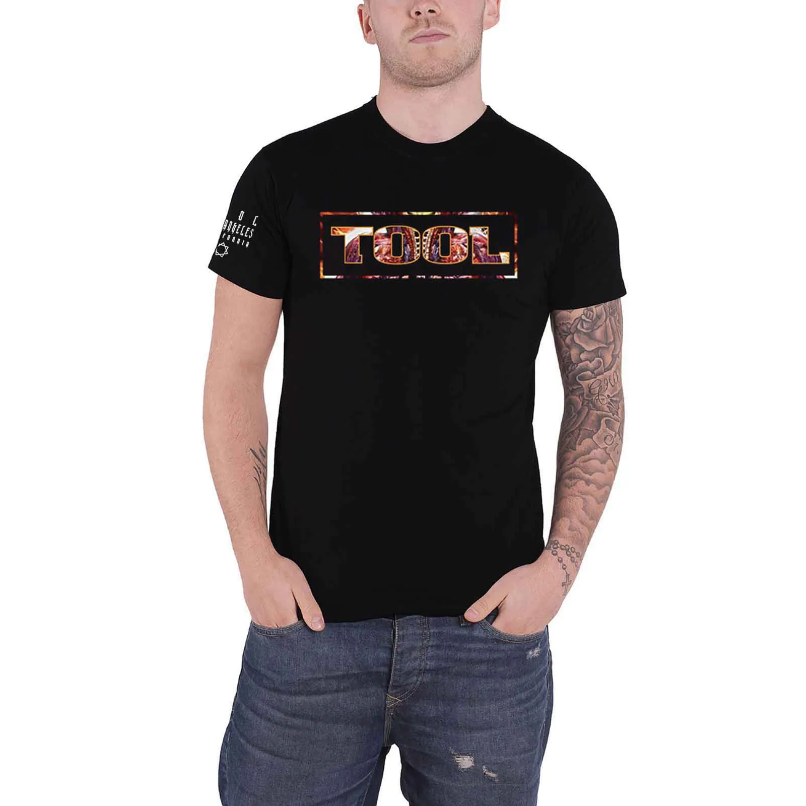TOOL - PARABOLA LOGO - T-Shirt Black (Back & Sleeve Print) - Image 3