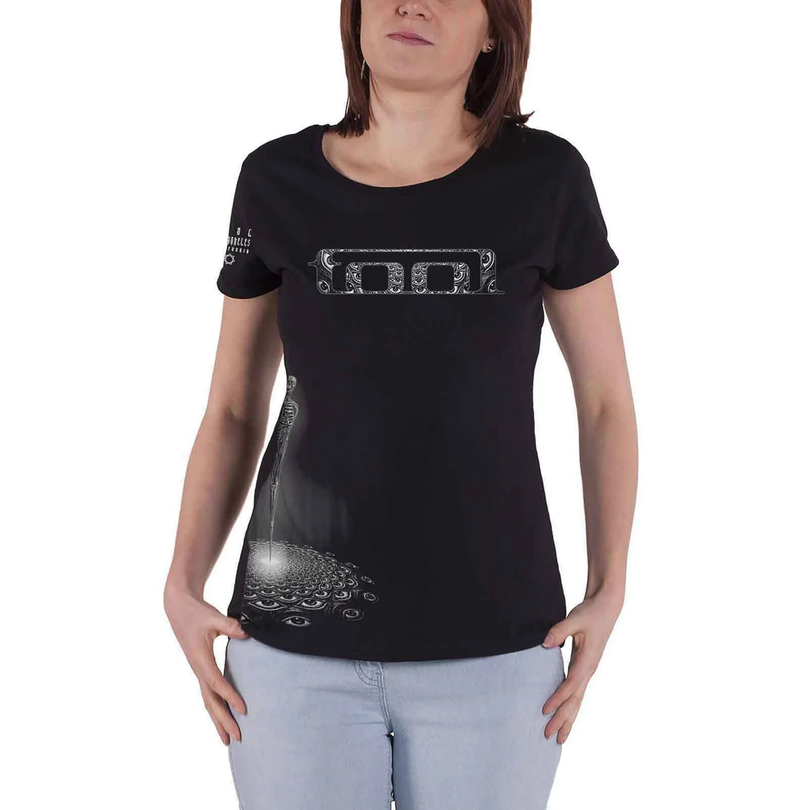 TOOL - SPECTRE BABY DOLL - Ladies T-Shirt Black (Sleeve Print) - Image 2