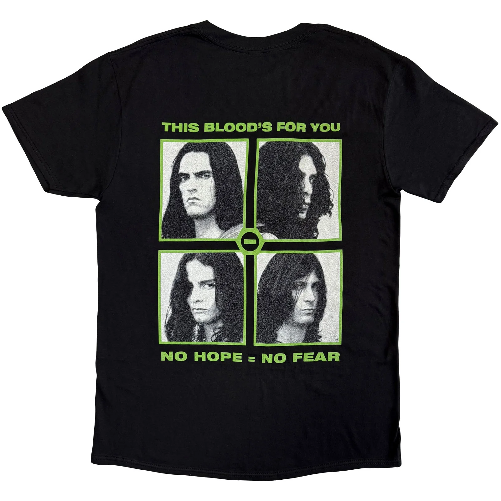 TYPE O NEGATIVE - GREEN MAN - T-Shirt Black (Back Print) - Image 2