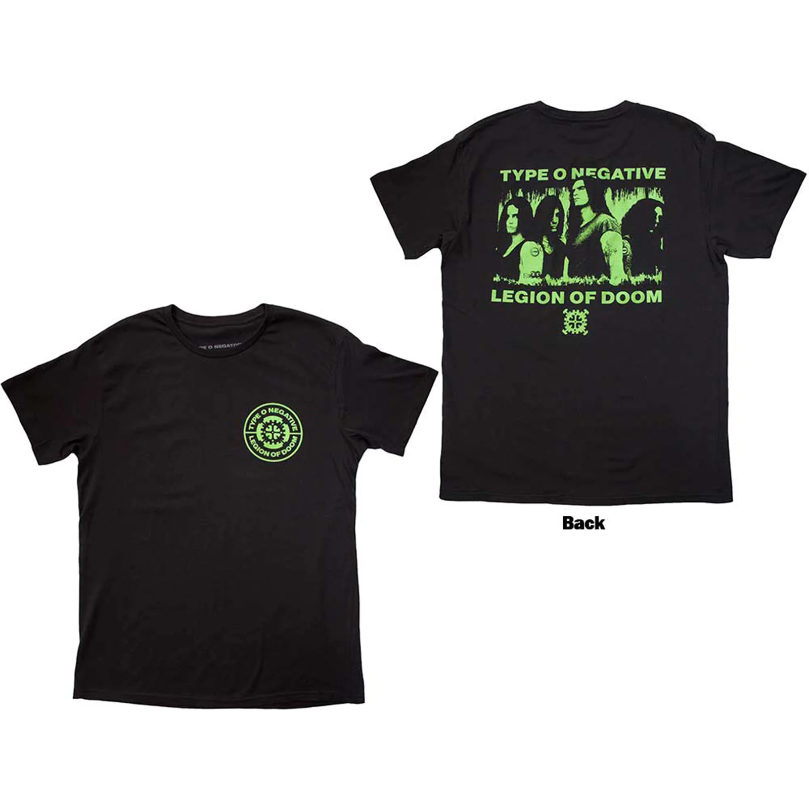 TYPE O NEGATIVE - LEGION OF DOOM - T-Shirt Black (Back Print)