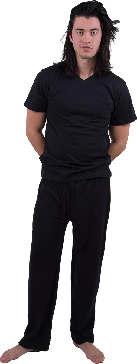 URBAN FASHION - 4pc Mens Gothic Pyjama Set - Image 3