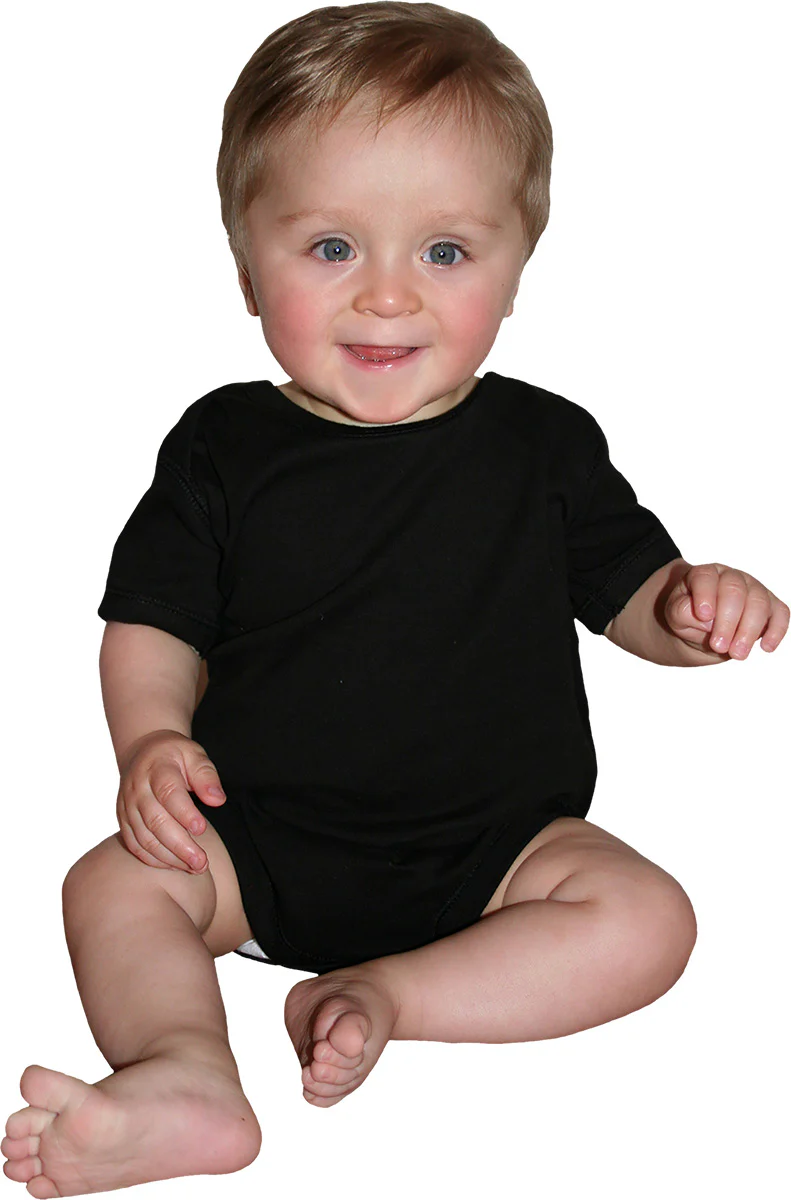 URBAN FASHION - Baby Sleepsuit Black - Image 2