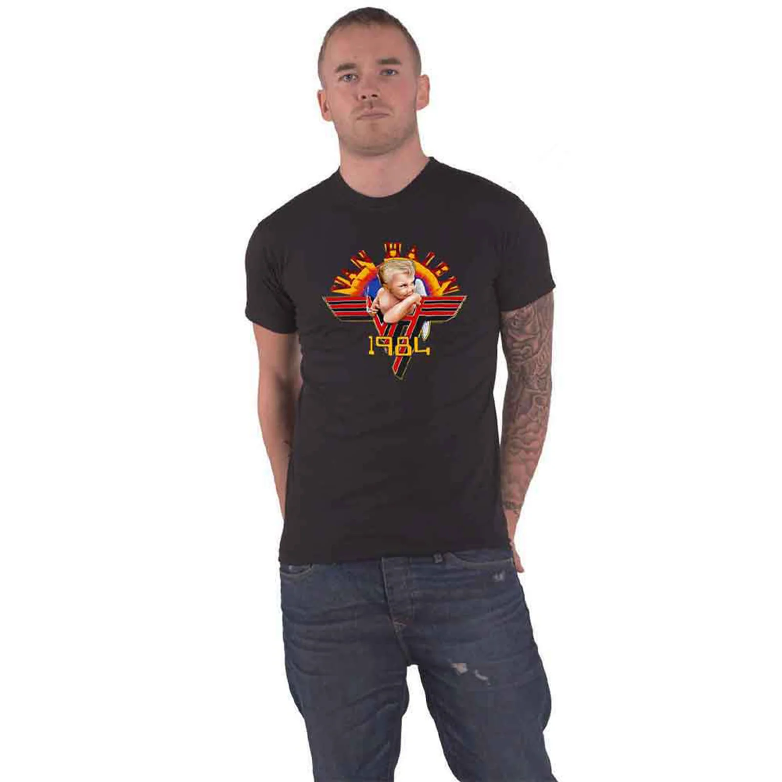 VAN HALEN - CHERUB '84 - T-Shirt Black - Image 2