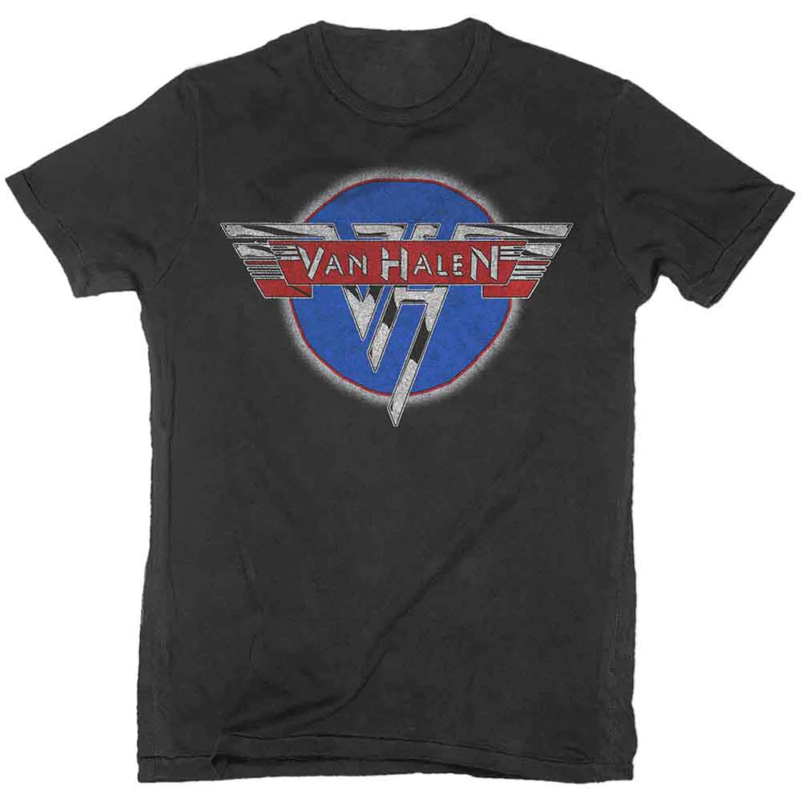 VAN HALEN - CHROME LOGO - T-Shirt Black