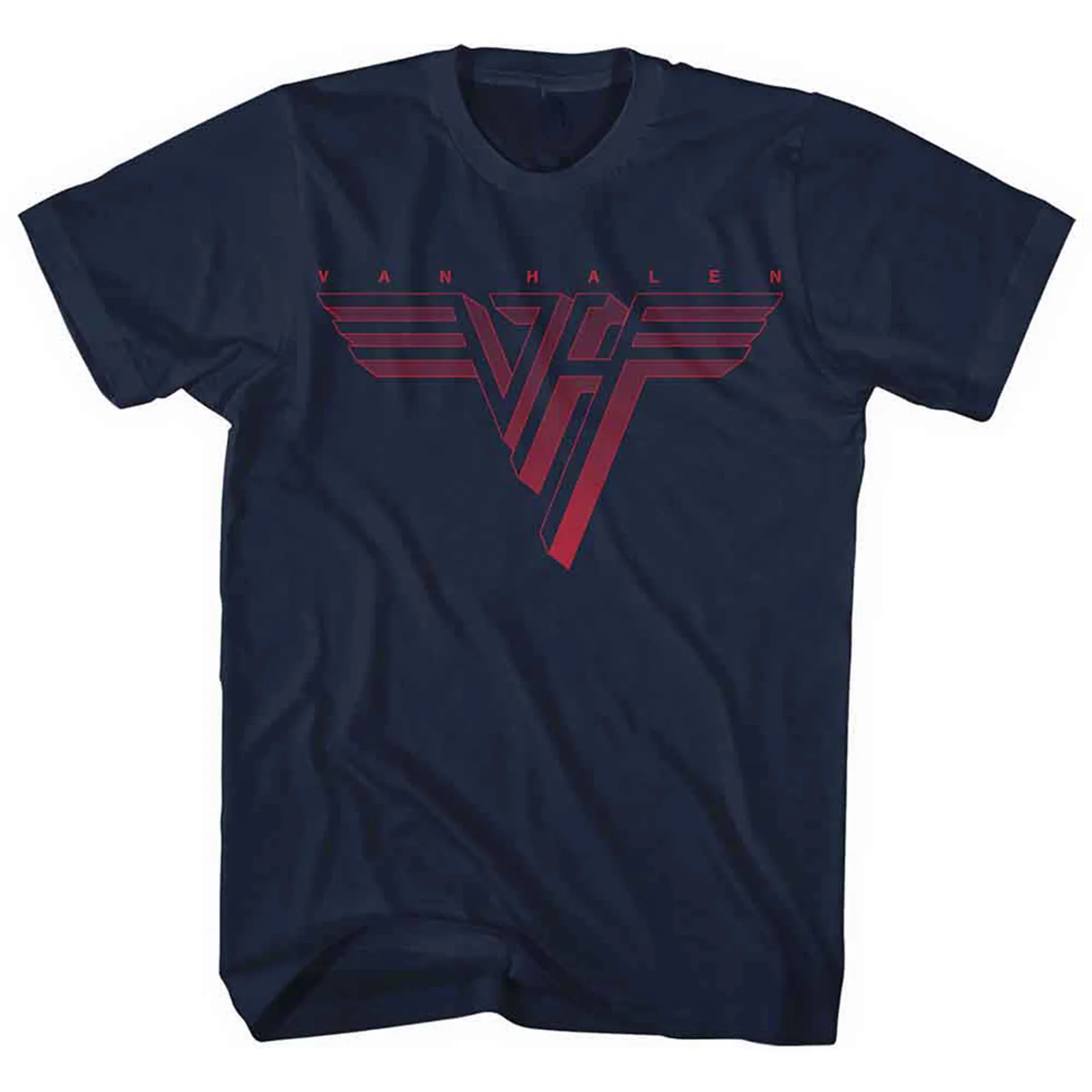 VAN HALEN - CLASSIC RED LOGO - T-Shirt Blue