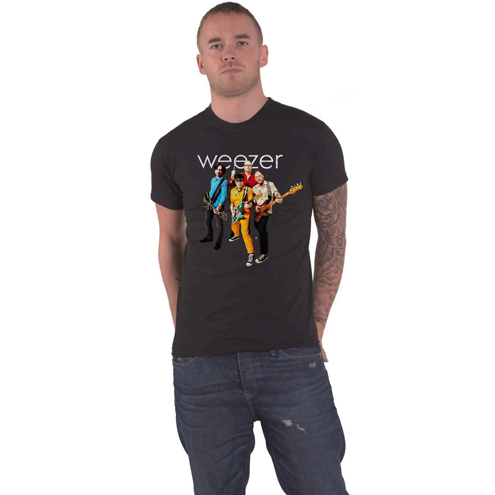 WEEZER - BAND PHOTO - T-Shirt Black - Image 2