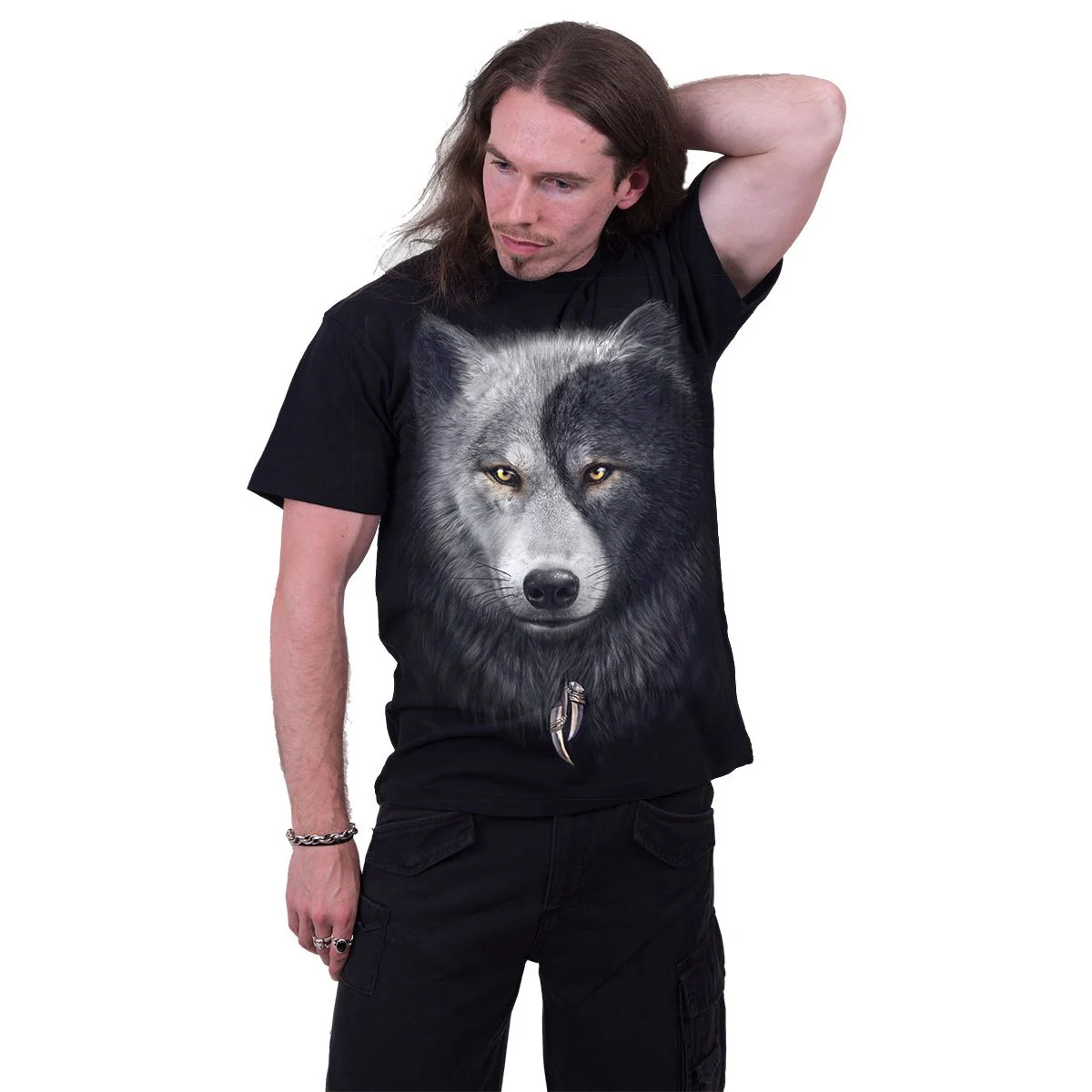 WOLF CHI - T-Shirt Black - Image 3