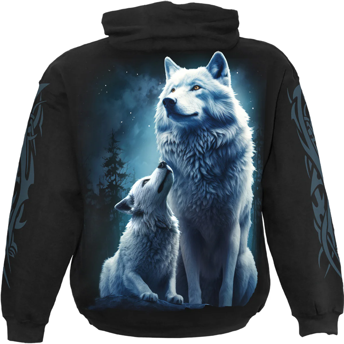 WOLF GUARDIAN - Hoody Black - Image 2