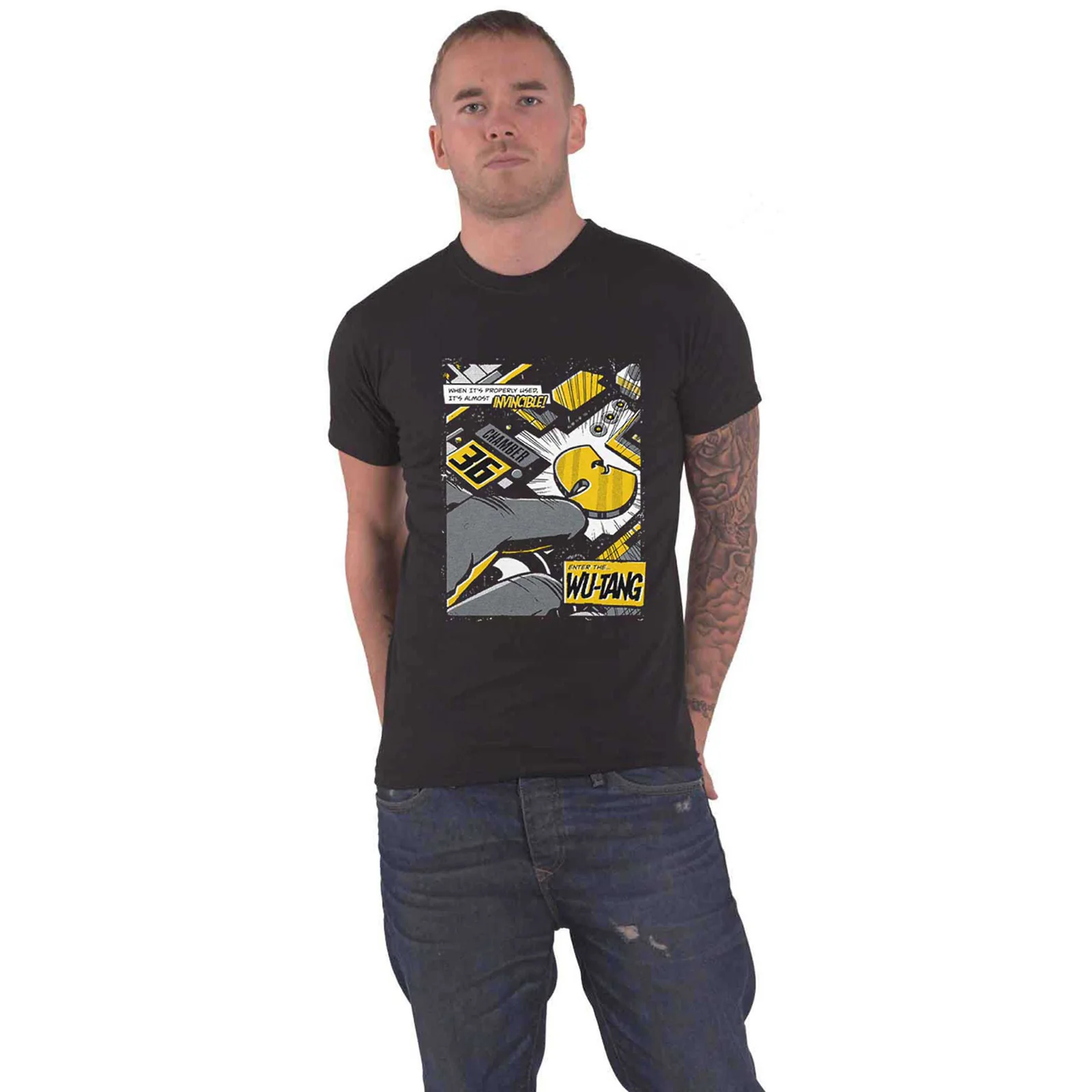 WU-TANG CLAN - INVINCIBLE - T-Shirt Black - Image 2