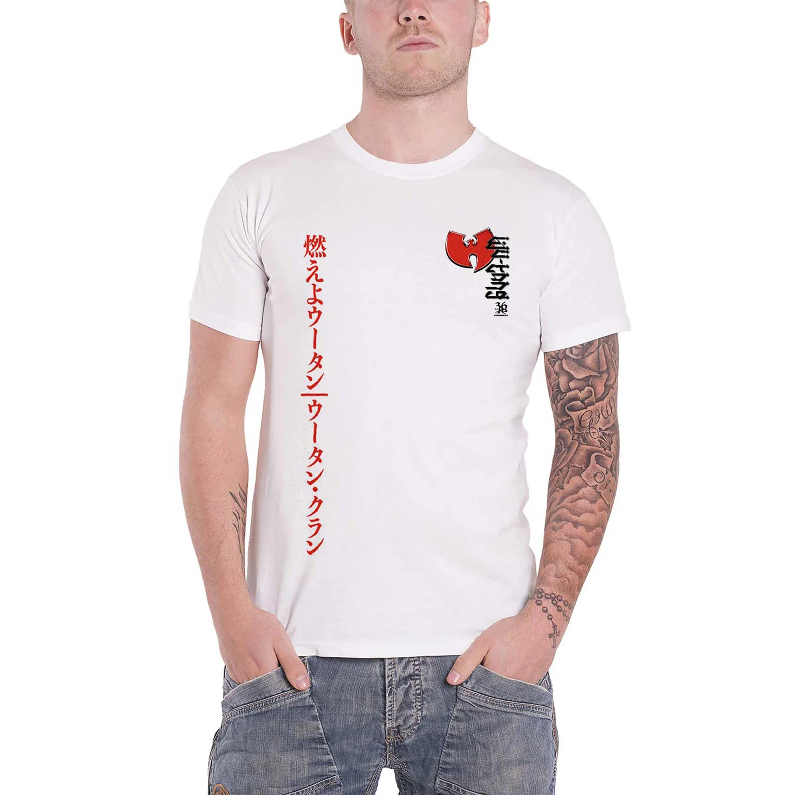 WU-TANG CLAN - SWORDS - T-Shirt White (Back Print) - Image 3