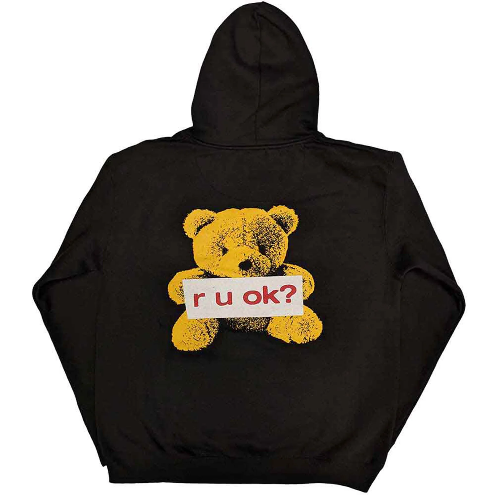 YUNGBLUD - R-U-OK? - Pullover Hoodie Black (Back Print) - Image 2
