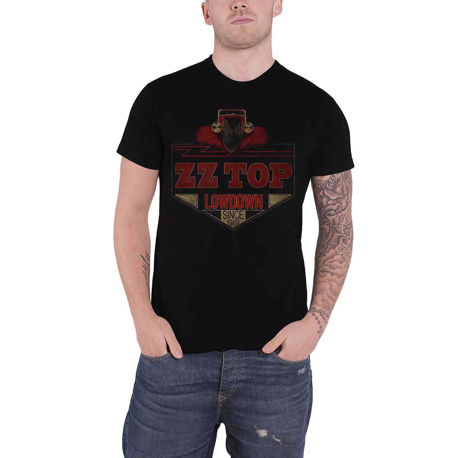 ZZ TOP - LOWDOWN - T-Shirt Black - Image 2